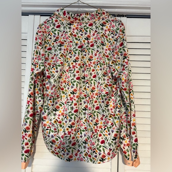 Anthropologie E by Eloise Sweet Dreams Floral Silky PJ Pajama Set - Picture 6 of 12